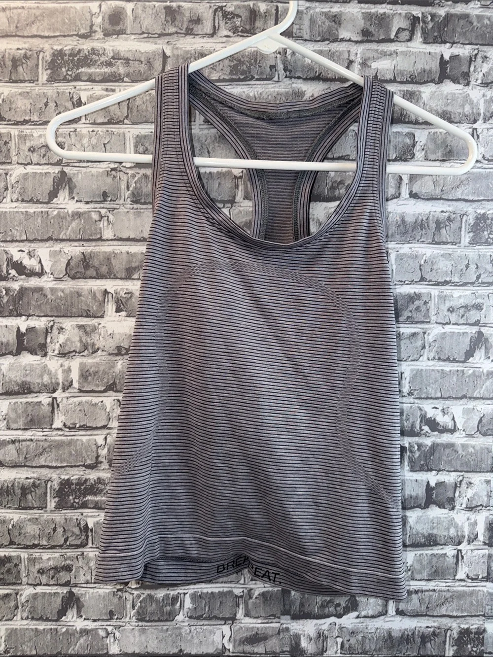 lululemon athletica Women’s Racerback Tank Top in Heathered Gray